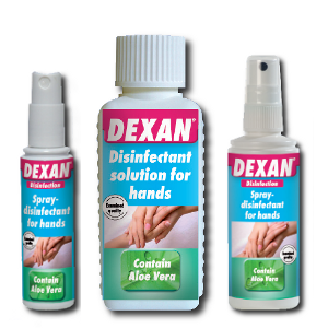 DEXAN. WATER/ALCOHOI-BASED HAND DISINFECTANT
